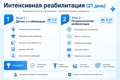 Реабилитация за 21 день в Азнакаево